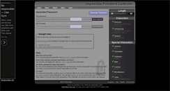 Desktop Screenshot of impossiblepassword.com
